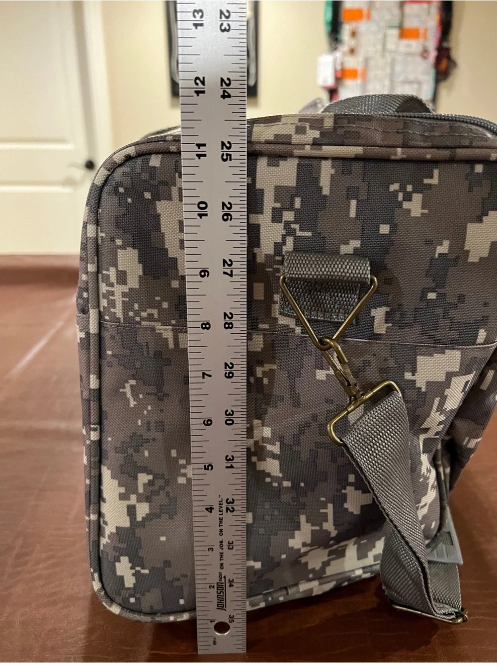 NRA Camo Duffle Travel Bag - 20” x 12” x 9”